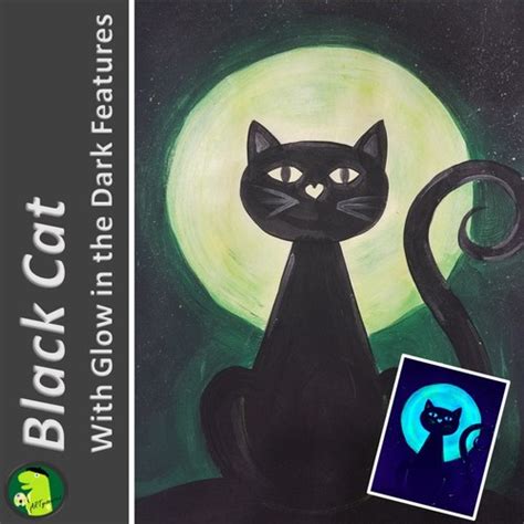 Halloween A Black Cat With Acrylic Painting Video By Arty Saurus