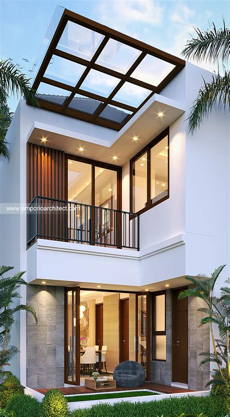 Desain Tampak Belakang Rumah Modern 2 Lantai Bapak Alx Di Bandung 26706