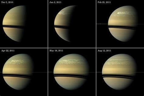 Astronomia La Sonda Cassini Rivela Un Vastissimo Temporale Su Saturno