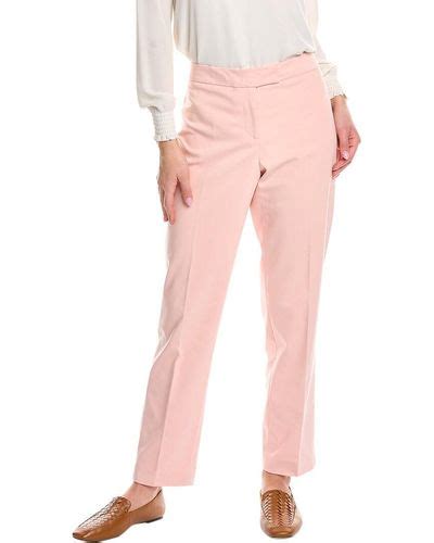 Pink Anne Klein Pants Slacks And Chinos For Women Lyst