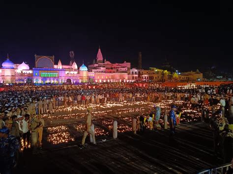 Ayodhya Deepotsav Sets New Guinness World Record By Lighting Over 1576