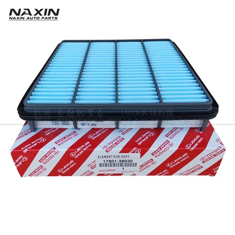 Hot Sales High Performance Auto Air Filter for Land Cruiser 17801-38030 ...