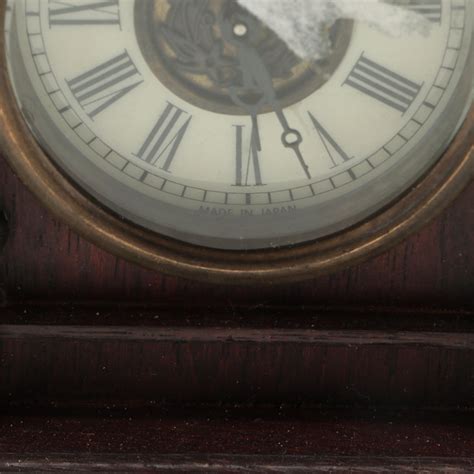 Gilbert Tambour Mantel Clock With Other Victorian Carved Wooden Clock Ebth