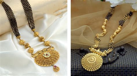 Latest And Beautiful Mangalsuta Designs For Bridal Gold Mangalsutra