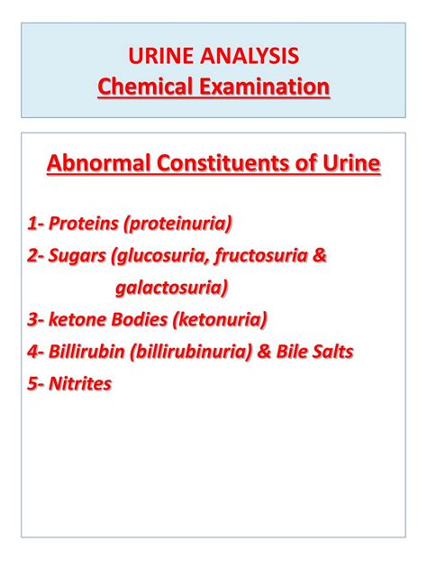 Ppt Urine Analysis Powerpoint Presentation Free Download Id6585992