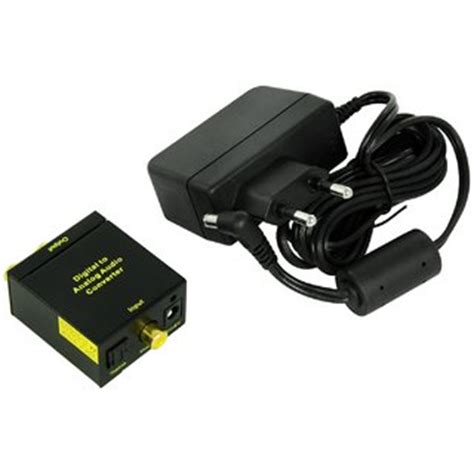 Digital Optical Coax Coaxial Toslink to Analog Audio Converter with Aux ...