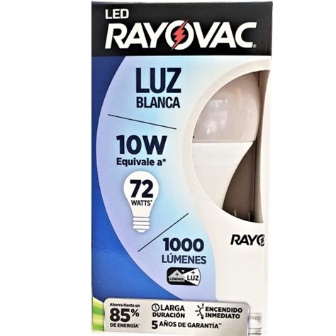 Foco Led Luz Blanca W Rayovac Caja Supermercados Stock