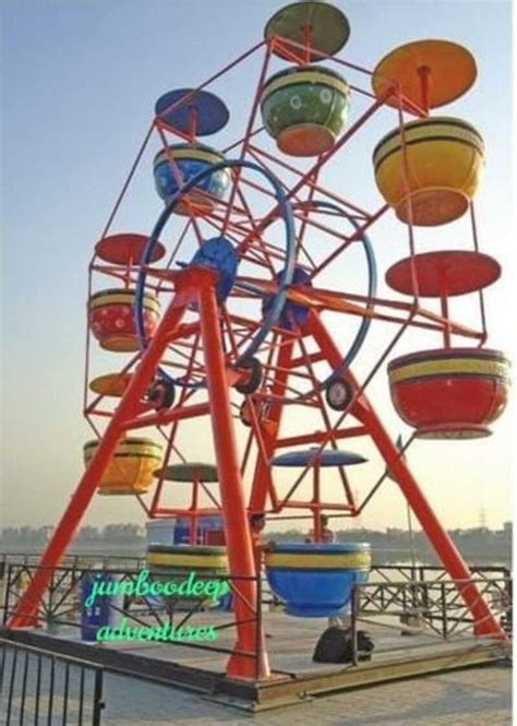 Multicolor Mild Steel Giant Wheel Amusement Capacity Person At Rs