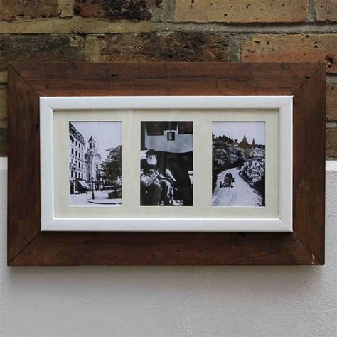 Reclaimed Wooden Multi Photo Frame Möa Design