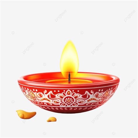 Happy Diwali Indian Festival Of Light Celebration Greeting Card With