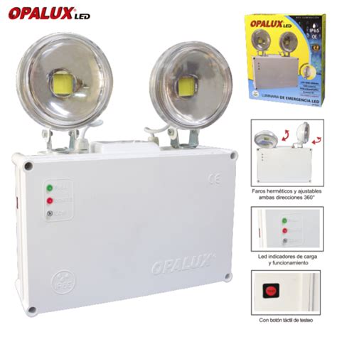 Luminaria de Emergencia Industrial 40W LED Hermética Luxo Electrical