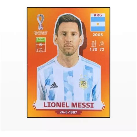 Figurita Messi Mundial Qatar 2022 Original Panini En Venta En