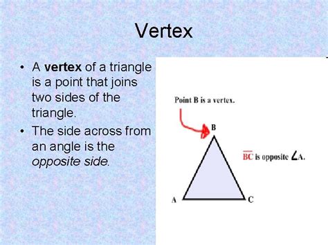 Classifying Triangles Angle Measures of Triangles Triangle A