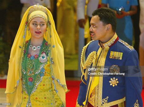 The Crown prince of Brunei and his new wife attend the Majlis... News Photo - Getty Images