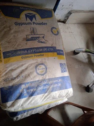 White Gypsum Powder For Plaster At Rs 1100 Tonne In North 24 Parganas