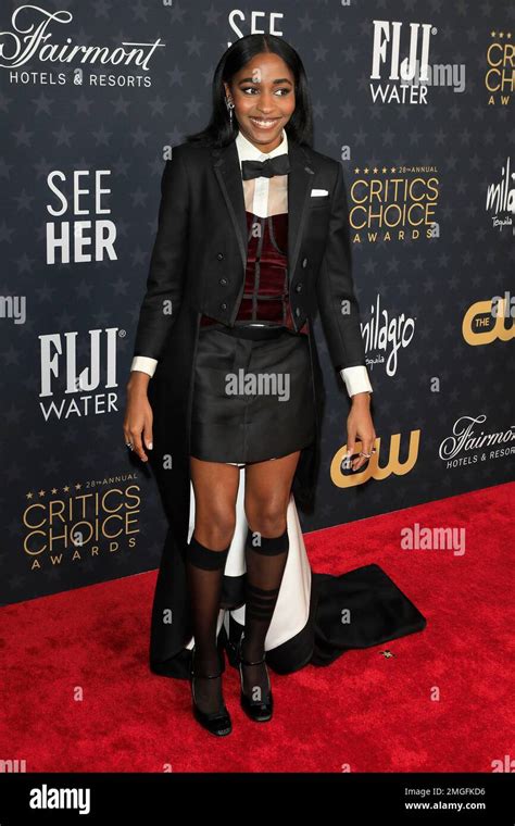 Los Angeles Jan 15 Ayo Edebiri At 2023 Critics Choice Awards