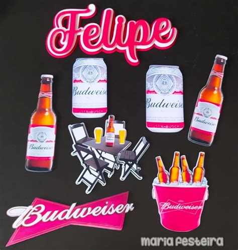 Arquivo De Corte Topo De Bolo Budweiser Elo7 Produtos Especiais