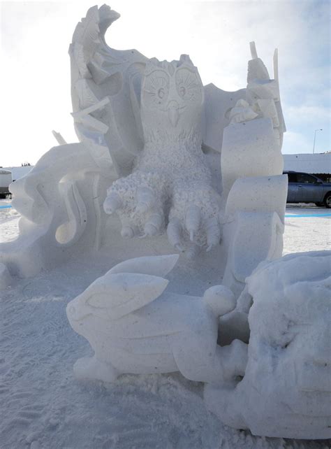 Here are the 2018 award-winning Fur Rondy snow sculptures - Anchorage ...