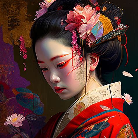 ArtStation - GEISHA -ART III [ai art] | Artworks