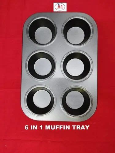 Black Silicone Muffin Tray, Thickness Millimetre: 5mm at Rs 150/piece ...