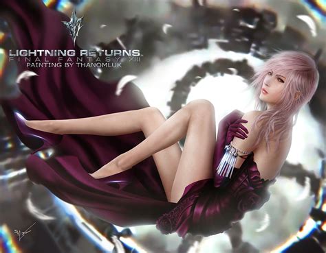 Lightning Farron Final Fantasy And More Drawn By Maroot Thanomluk