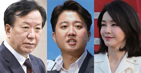 인사가 도화선 이준석에 무너지고 김건희로 추락 배종찬의 민심풍향계