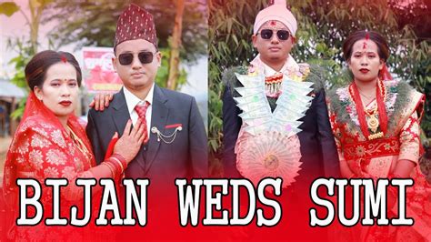 Nepali Traditional Marriage Ceremony In Magar Culture Bijan Weds Sumi