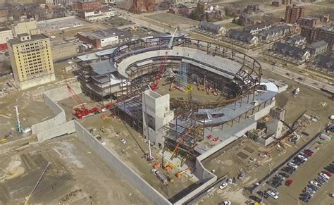 Hockey Arena Takes Shape With Steel Pre Cast Installation