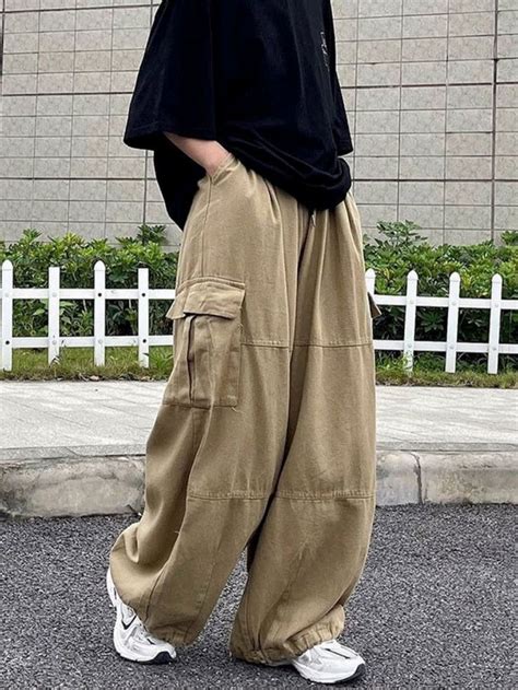 Pin By Jenny Rs On Pinuri Create De Tine Harajuku Streetwear Cargo Pants Women Khaki Cargo