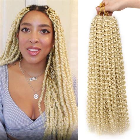 Buy Leeven 24 Inch Long Water Wave Crochet Hair for Passion Twist 2 ...