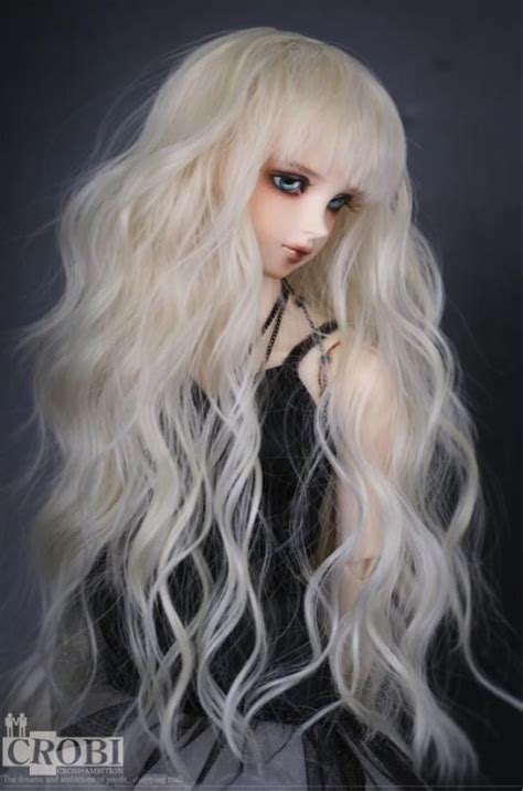 Bjd Crobi Wig Crwml 62 Milky Blond 総合ドール専門通販サイト Dolkstation ドルクステーション Long White Hair