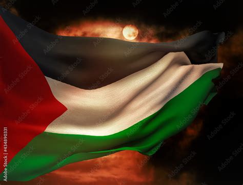 Palestinian flag, palestine and Jerusalem promotion design Stock Photo ...