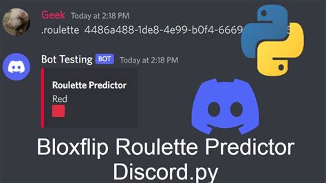 How To Make A Bloxflip Roulette Predictor Discord Discord Py