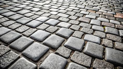 A brick sidewalk with a brick pattern that says no parking | Premium AI ...