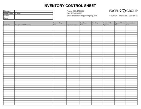 Retail Inventory Excel Template - All Business Templates