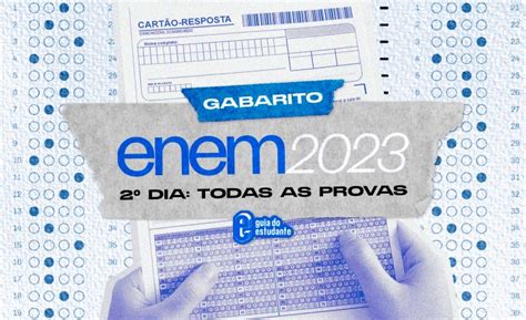 Enem 2023 Disponíveis gabaritos e Cadernos de Questões Moju News