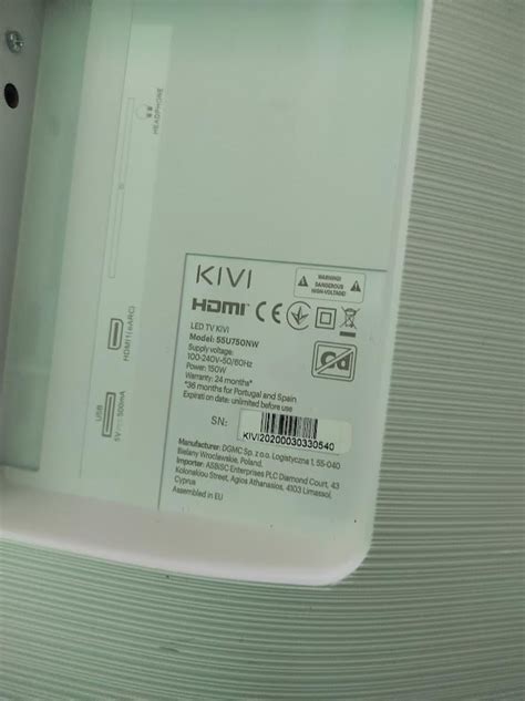 Televize 55" KIVI 55U750NW | Aukro