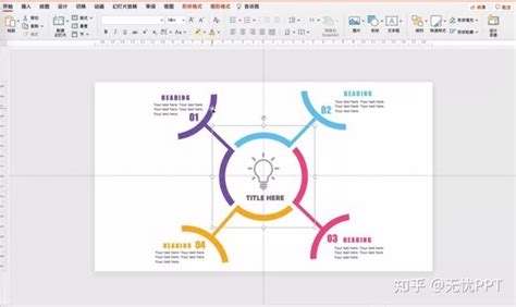 5分钟就能搞定的ppt分类图——环状四项分类信息图 知乎