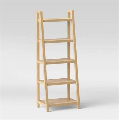 Falkland Wood Ladder Bookshelf Threshold Dwelling Envy Interiors