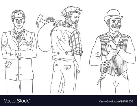 Men Coloring Page