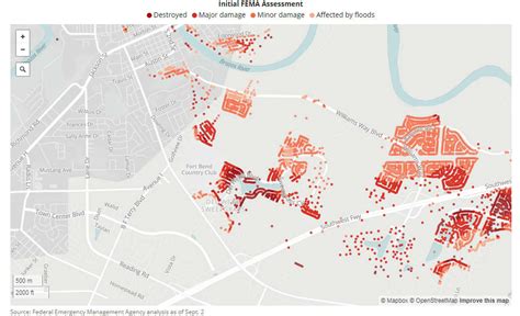 Where Harveys Effects Were Felt The Most In Texas