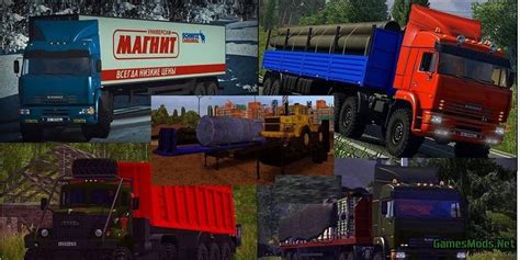 Russian Trailers Pack Fs19 Fs17 Ets 2 Mods