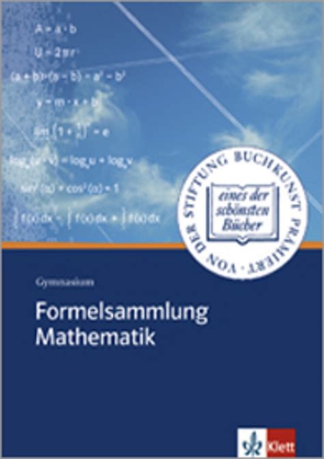 Ernst Klett Verlag Formelsammlung Tafelwerk Lehrwerk