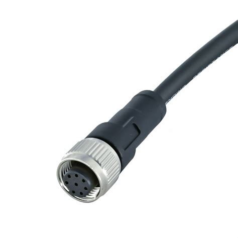 M Pin Waterproof Wire Connector With Overmolded Sensor Power Cable