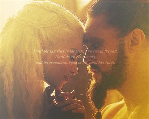 Daenerys Targaryen And Khal Drogo Game Of Thrones Fan Art 31049618 Fanpop