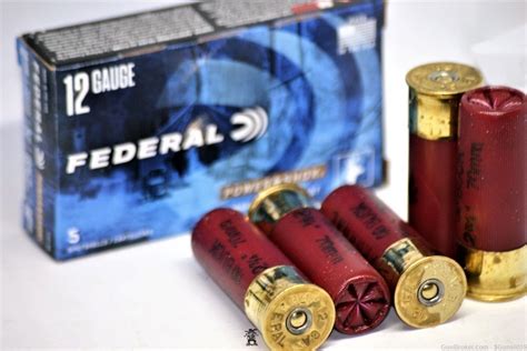 12 Ga Buck FEDERAL POWER SHOK 12 GAUGE 00 BUCK SHOT 2 3 4 MAXIMUM LOAD