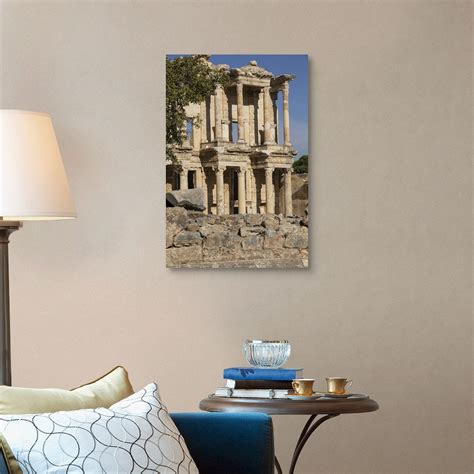 Turkey Izmir Kusadasi Ephesus The Library Of Ephesus Wall Art