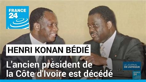 Henri Konan B Di L Ancien Pr Sident De La C Te D Ivoire