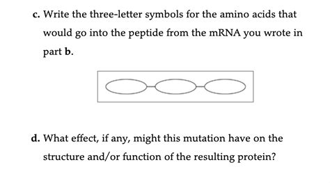 [7.90 Suppose a mutation occurs in the DNA section in | Chegg.com