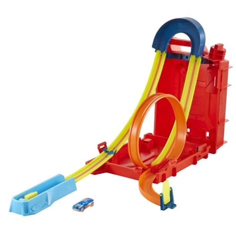 Hot Wheels Track Builder Caja de Acrobacias Pista Coches de Juguete 6 años Ofertas Carrefour